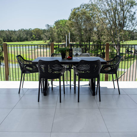 Roma XL Malibu - 7pce (150x80) - Outdoor Dining Set
