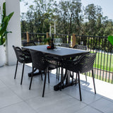 Roma XL Malibu - 7pce (150x80) - Outdoor Dining Set