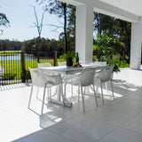 Roma XL Malibu - 7pce (150x80) - Outdoor Dining Set