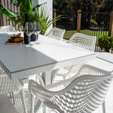 Roma XL Malibu - 7pce (150x80) - Outdoor Dining Set
