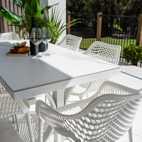 Roma XL Malibu - 7pce (150x80) - Outdoor Dining Set