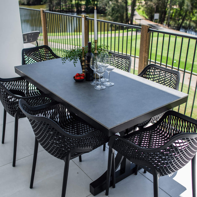 Roma XL Malibu - 7pce (150x80) - Outdoor Dining Set