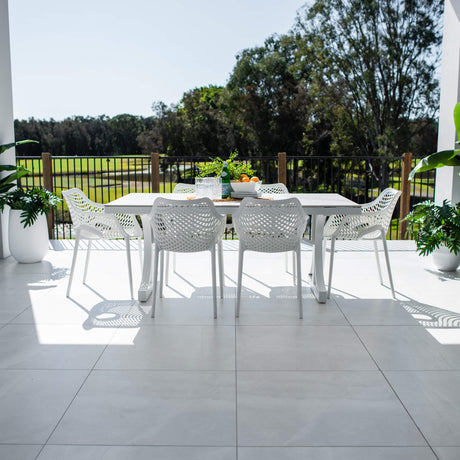Roma XL Malibu - 7pce (180x100) - Outdoor Dining Set