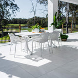 Roma XL Malibu - 7pce (180x100) - Outdoor Dining Set