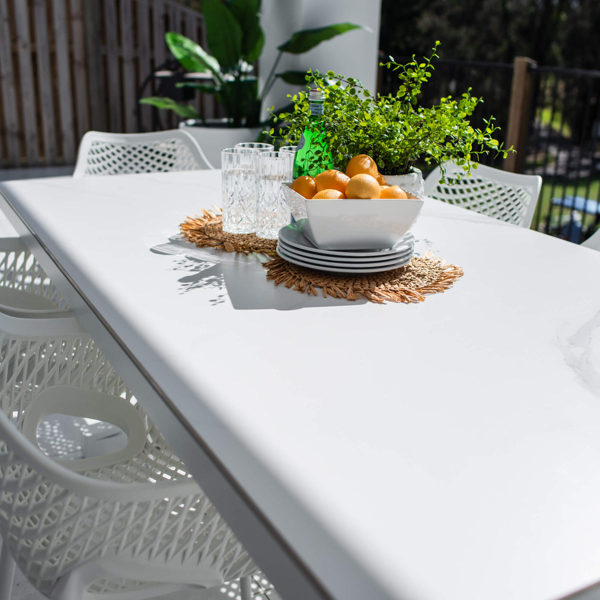 Roma XL Malibu - 7pce (180x100) - Outdoor Dining Set
