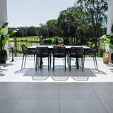 Roma XL Malibu - 9pce (215x100) - Outdoor Dining Set