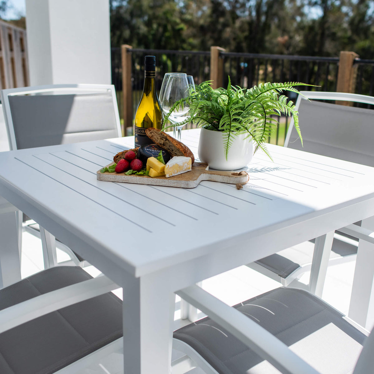 Shelby Aria - 5pce (90x90) - Outdoor Dining Set