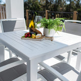 Shelby Aria - 5pce (90x90) - Outdoor Dining Set