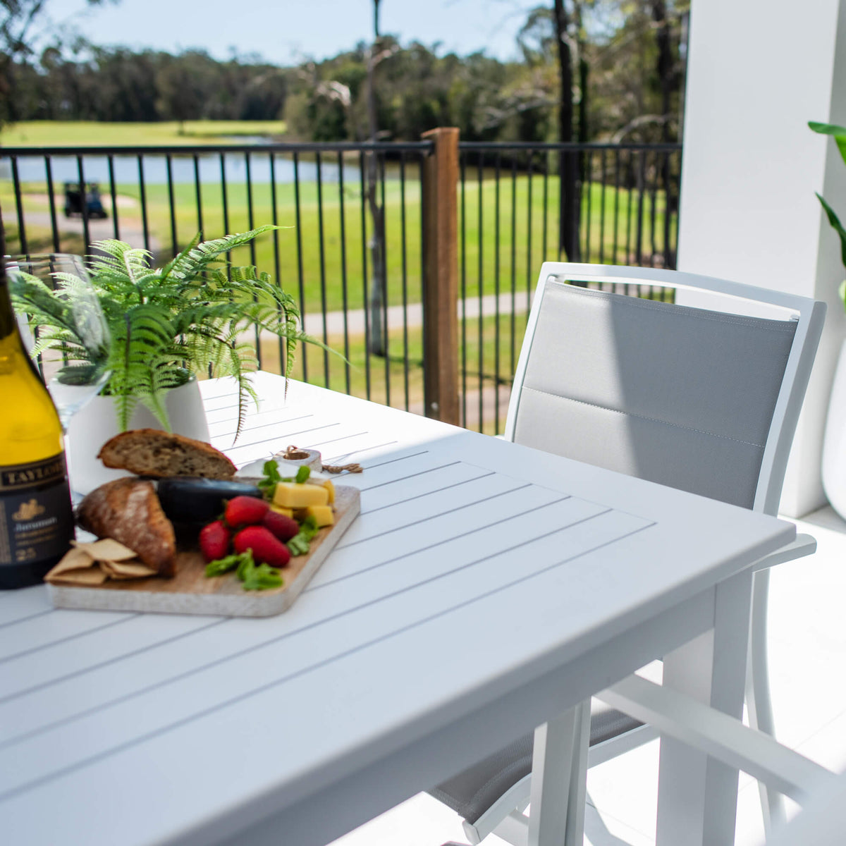 Shelby Aria - 5pce (90x90) - Outdoor Dining Set