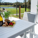Shelby Aria - 5pce (90x90) - Outdoor Dining Set