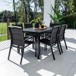 Shelby Aria - 7pce (150x80) - Outdoor Dining Set