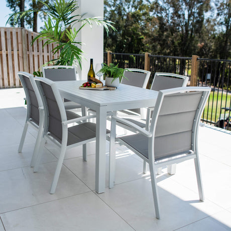Shelby Aria - 7pce (150x80) - Outdoor Dining Set
