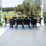 Shelby Bergen - 11pce (280x100) - Outdoor Dining Set