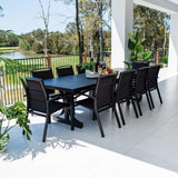 Shelby Bergen - 11pce (280x100) - Outdoor Dining Set