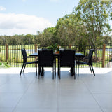 Shelby Bergen - 7pce (180x100) - Outdoor Dining Set