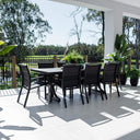 Shelby Bergen - 9pce (220x100) - Outdoor Dining Set