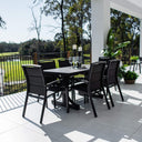 Shelby Chester Moon - 7pce (150x80) - Outdoor Dining Set