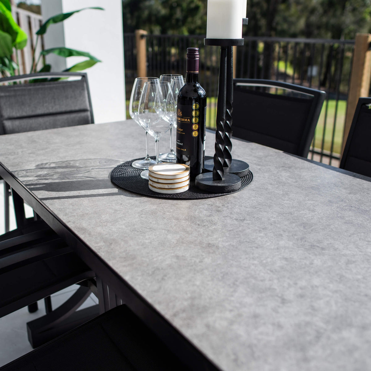 Shelby Chester Moon - 7pce (150x80) - Outdoor Dining Set