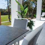 Shelby Chester Moon - 7pce (150x80) - Outdoor Dining Set