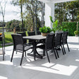 Shelby Chester Moon - 9pce (215x100) - Outdoor Dining Set