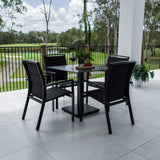 Shelby Lennox - 5pce (80x80) - Outdoor Dining Set