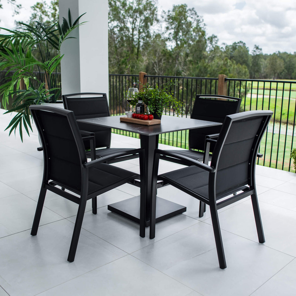 Shelby Lennox - 5pce (80x80) - Outdoor Dining Set