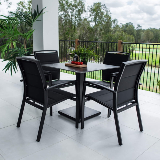 Shelby Lennox - 5pce (80x80) - Outdoor Dining Set