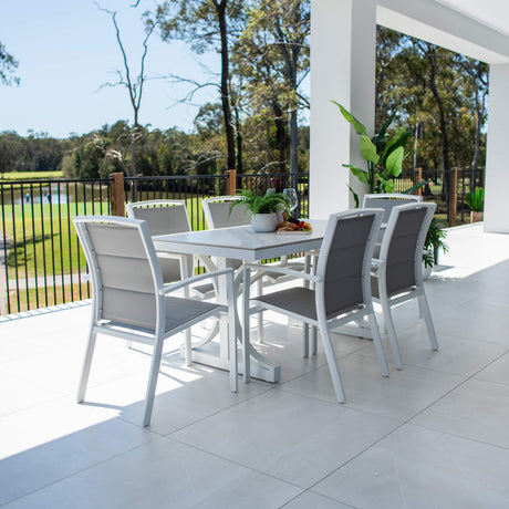 Shelby Malibu - 7pce (150x80) - Outdoor Dining Set