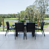 Shelby Malibu - 7pce (150x80) - Outdoor Dining Set