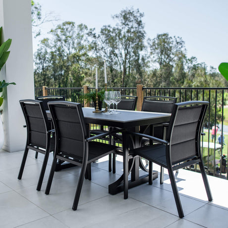 Shelby Malibu - 7pce (150x80) - Outdoor Dining Set