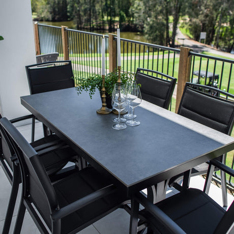 Shelby Malibu - 7pce (150x80) - Outdoor Dining Set