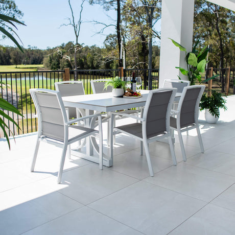Shelby Malibu - 7pce (180x100) - Outdoor Dining Set
