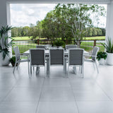 Shelby Malibu - 9pce (215x100) - Outdoor Dining Set