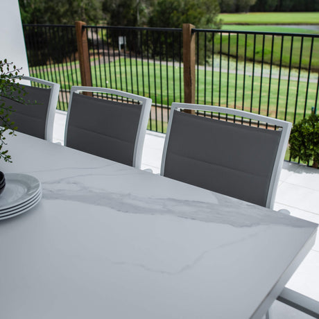 Shelby Malibu - 9pce (215x100) - Outdoor Dining Set