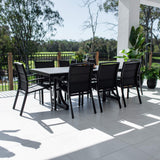 Shelby Malibu - 9pce (215x100) - Outdoor Dining Set