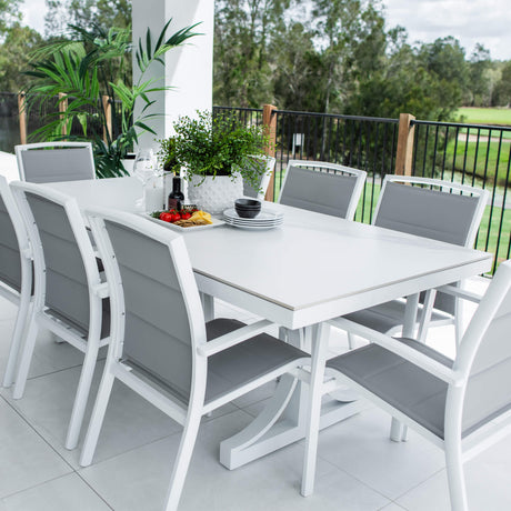 Shelby Malibu - 9pce (215x100) - Outdoor Dining Set