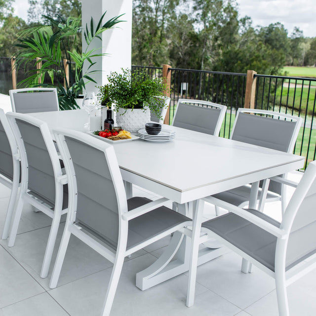 Shelby Malibu - 9pce (215x100) - Outdoor Dining Set