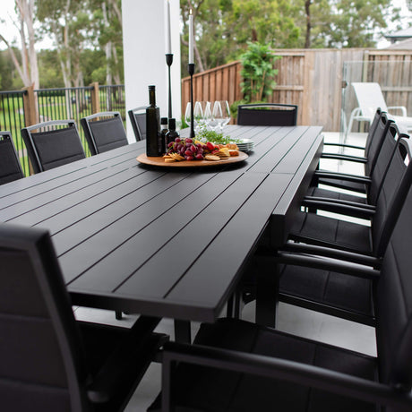 Shelby Nara Extension - 13pce (320x106) - Outdoor Dining Set
