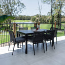 Vienna Rope Aria - 7pce (150x80) - Outdoor Dining Set