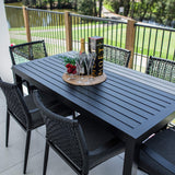 Vienna Rope Aria - 7pce (150x80) - Outdoor Dining Set