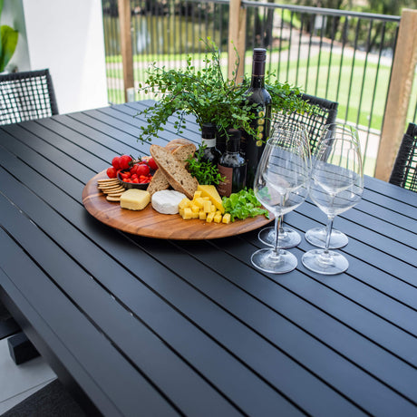Vienna Rope Bergen - 7pce (180x100) - Outdoor Dining Set