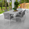 Vienna Rope Bergen - 7pce (180x100) - Outdoor Dining Set