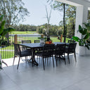 Vienna Rope Bergen - 9pce (220x100) - Outdoor Dining Set