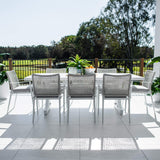 Vienna Rope Bergen - 9pce (220x100) - Outdoor Dining Set