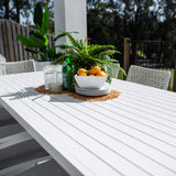 Vienna Rope Bergen - 9pce (220x100) - Outdoor Dining Set