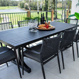 Vienna Rope Bergen - 9pce (220x100) - Outdoor Dining Set