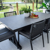 Vienna Rope Chester Moon - 7pce (180x100) - Outdoor Dining Set