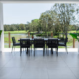 Vienna Rope Chester Moon - 9pce (215x100) - Outdoor Dining Set