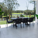 Vienna Rope Chester Moon - 9pce (215x100) - Outdoor Dining Set