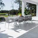 Vienna Rope Chester Moon - 9pce (215x100) - Outdoor Dining Set